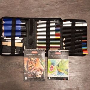 PANDAFLY Art Pencil Set with Case